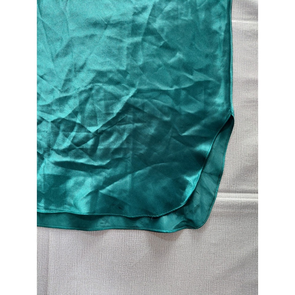 Vtg Y2K Erika Taylor Women's Intimates Slip Dress Nightgown Sz 1X Floral Emerald - Picture 8 of 11
